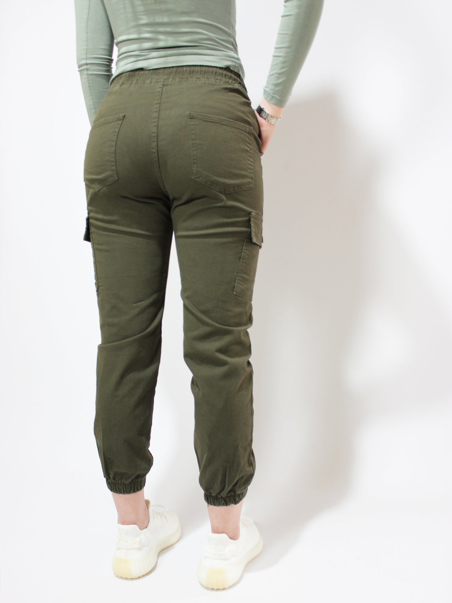 Pantalon cargo kaki