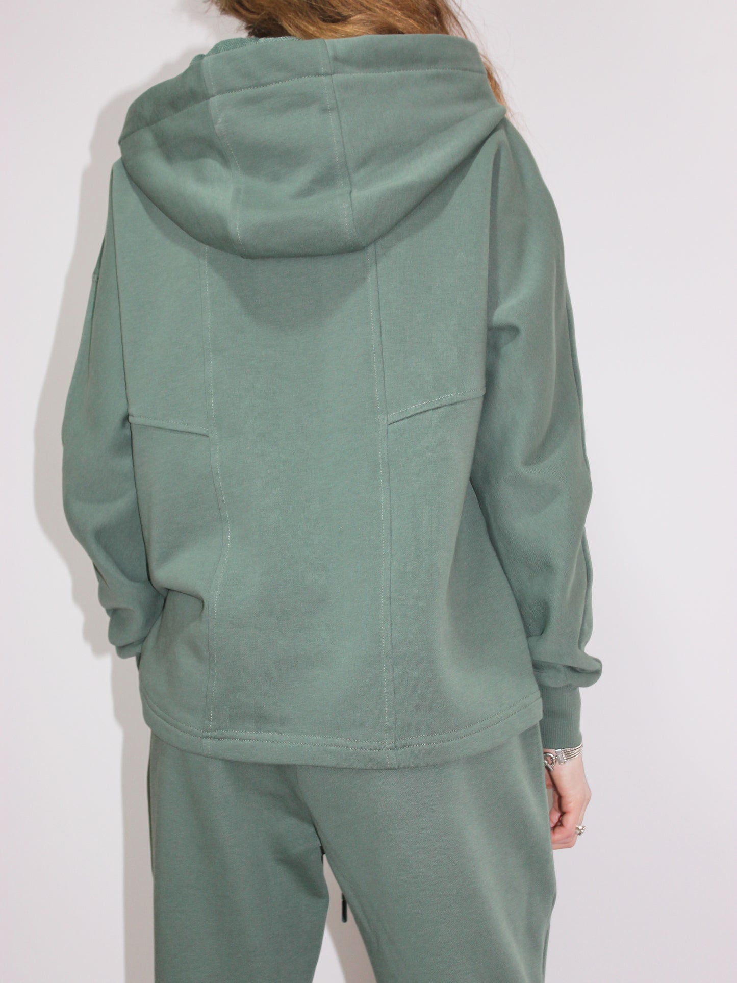 Forest Green Casual Hoodie & Pants